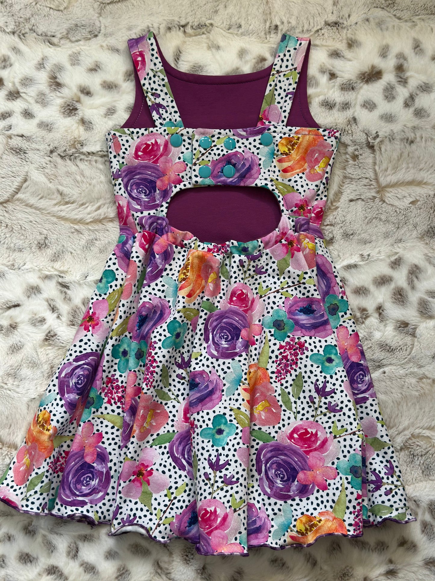 Robe tournante à snaps 1-3T