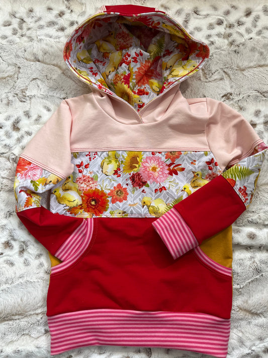 Hoodie petits poussins 4T