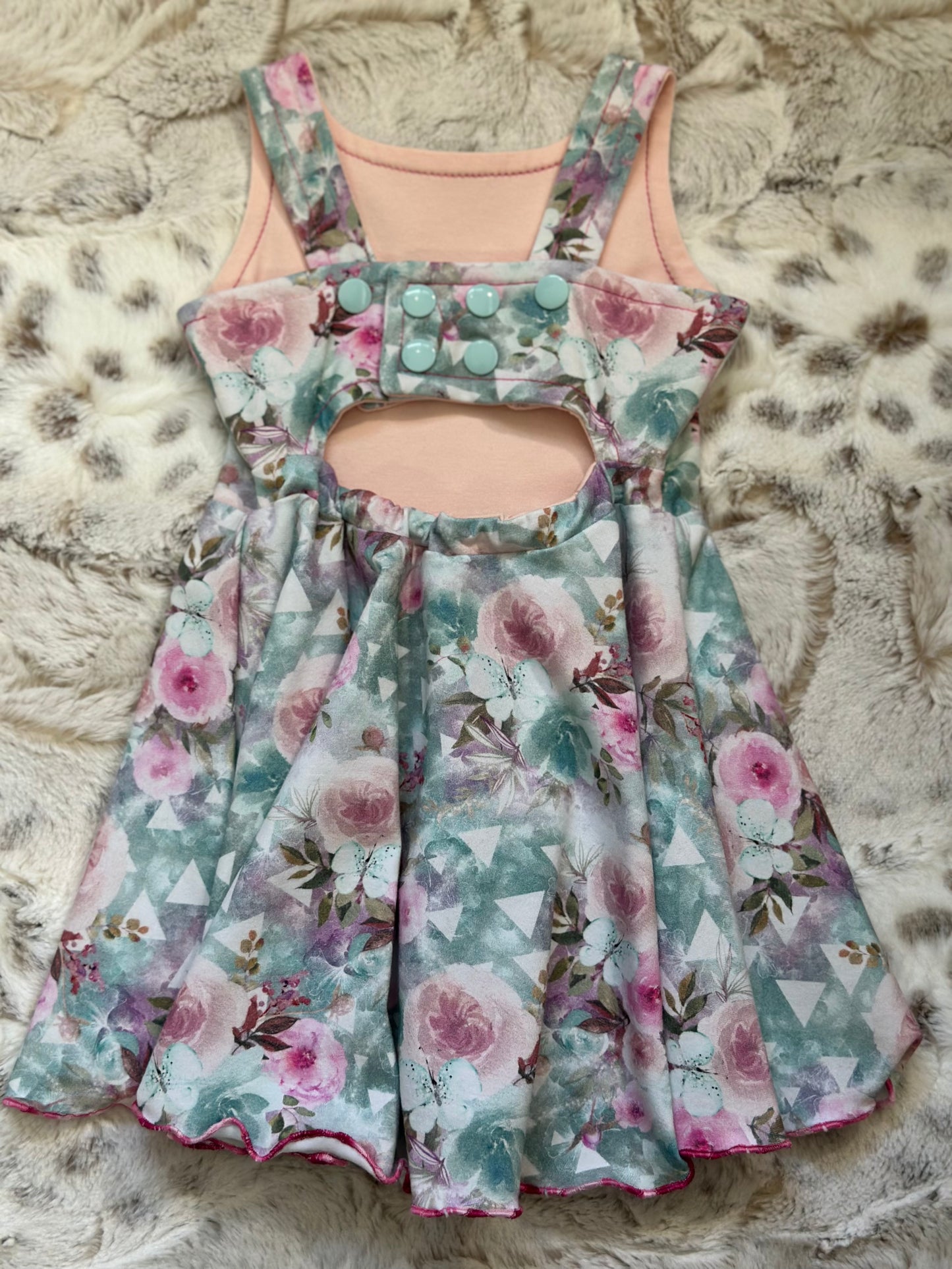Robe tournante à snaps 3-12M