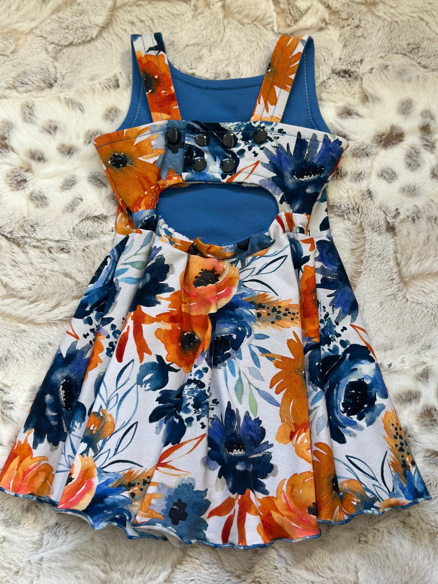 Robe tournante à snaps 3-12M